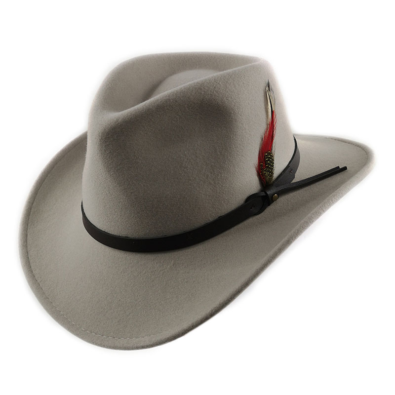 Ковбойская шляпа Стелион светло-серая